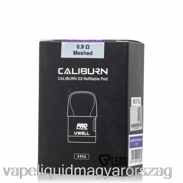 Uwell Caliburn G3 Csere Hüvelyek 0,9 Ohm Caliburn G3 Pods Vape Toll